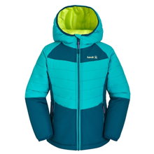 Kamik Celeste Padded Jacket (All-Season Jacket, Windproof, Reflective) Aqua Blue/Ocean Blue Girls